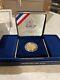 1987-w U. S. Gold Five Dollar Constitution Coin With Display & Coa