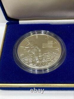 1988 America in Space Commemorative Gold, Silver, & Copper 3 Coin Set With COA