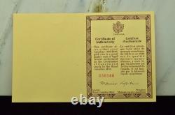 1988 Canada 1/4 oz Proof Gold $100 Commemorative Bowhead Whale OGP COA