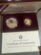 1988 Olympic Coin U. S. Mint Proof Set $5 Gold, $1 Silver Withbox & Coa