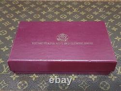 1988 Olympic Commemorative $5 $1 Gold Silver Proof Uncirculated UNC 4 Coin Set