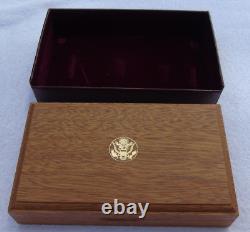 1988 Olympic Commemorative $5 Gold $1 Silver Proof Uncirculated 4 Coin Set Box