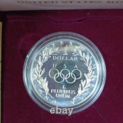 1988 United States Olympic Memorial Gold Coin Silver Coin Set