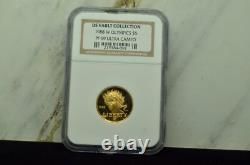 1988-W Olympics Commemorative $5 Gold NGC PF69 Ultra Cameo