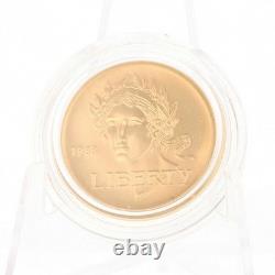 1988-W Seoul Olympiad $5 Gold Commemorative USA 90% Fine Gold Coin in Case