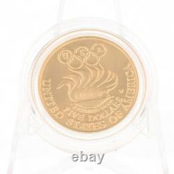 1988-W Seoul Olympiad $5 Gold Commemorative USA 90% Fine Gold Coin in Case