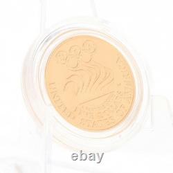 1988-W Seoul Olympiad $5 Gold Commemorative USA 90% Fine Gold Coin in Case