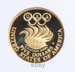 1988-W Seoul Olympiad Gold $5 NGC PROOF PF69 UC