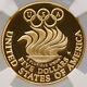 1988 W United States Us Olympics Korea Proof Gold $5 Dollars Coin Ngc I121434