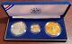 1988 Young Astronauts Of America 3-coin Gold & Silver Commemorative Set With Coa