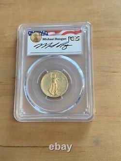 1988-p Pr70dcam $10 Gold Eagle Coin Reagan Legacy Series