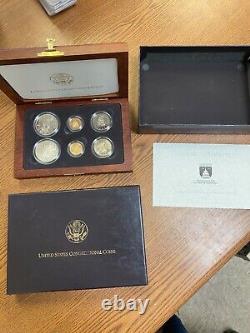 1989 Congressional Commem $5 $1 50c Proof & UNC Gold, Silver, Clad (6 Coin Set)