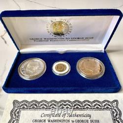 1989 G. Washington to G. Bush GOLD SILVER BRONZE Coins Bicentennial Commemoratives