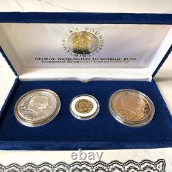 1989 G. Washington to G. Bush GOLD SILVER BRONZE Coins Bicentennial Commemoratives