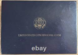1989 US Congress Bicentennial 6 Coin Proof & Uncirculated Set! Gold & Silver