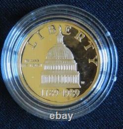 1989 US Congressional Coins Set of 3 with COA (S1)