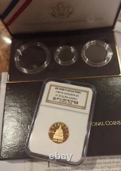 1989-W $5 Gold, Congress Bicentennial PF70, UCAM, Comm. NGC-Free Ship, COA, OGP