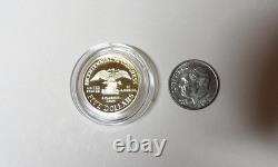 1989-W Congress Proof $5 Gold Commemorative 0.24187 oz Gold (No Box or COA)