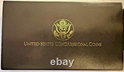 1989 W Five Dollar Gold US Congressional Proof Coin In Original Packaging WithCOA