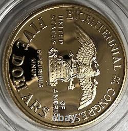 1989 W Liberty Bicentennial Of The Congress Proof Commemorative $5 Gold Coin