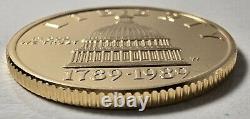 1989 W Liberty Bicentennial Of The Congress Proof Commemorative $5 Gold Coin