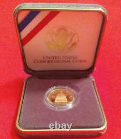 1989 W US MINT Congressional 90% Gold Five Dollar Proof Coin OGP COA