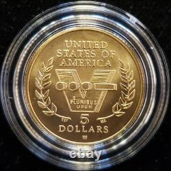 1991-1995 WW II Commemorative Proof $5 Gold Coin with Box & COA L@@K FREE SHIPPING