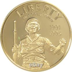 1991-1995 W 50th Anniversary of World War II Commemorative Gold Proof