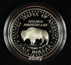 1991 3pc. Gold and Silver Mount Rushmore Proof Comm. Set withOGP. 2457oz AGW