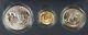 1991 Mount Rushmore 3 Coin Silver & Gold Bu Commemorative U S Mint Set