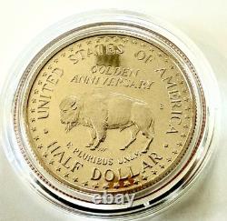 1991 Mount Rushmore Anniv. Gold /Silver /Clad 3 Coin PROOF Set with OGP & COA