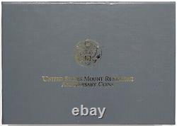1991 Mt. Rushmore Commemorative Proof & Uncirculated 6 Coin Set With COA