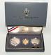 1991 Us Mount Rushmore Anniversary Coins $5 Gold $1 Silver Clad Half $ Box (kil)