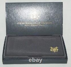 1991 US Mount Rushmore Anniversary Coins $5 Gold $1 Silver Clad Half $ Box (KiL)