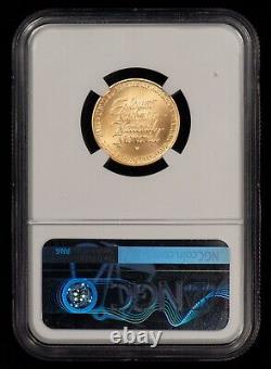 1991-W G$5 Mount Rushmore Commemorative Gold Coin RCTV NGC X MS 10 G3552