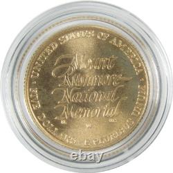 1991 W Mount Rushmore Commemorative Gold Uncirculated $5 Coin