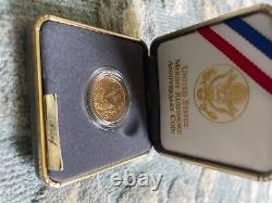 1991 mt rushmore gold anniversary coin in b
