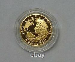 1992 $5 Gold, $1 & 50c Silver Columbus Quincentenary Commemorative Proof Coins