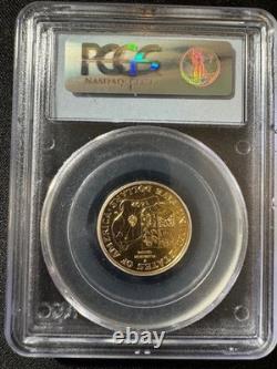 1992 Columbus $5 Gold Commemorative Us Mint Pcgs Ms69