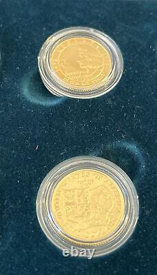 1992 The Columbus Quincentenary 6-Coin Proof Gold & Silver Set in Box