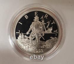 1992 US Mint Columbus Quincentenary 3 Piece Coin Proof Set OGP COA