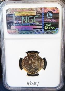 1992 W $5.00 GOLD COLUMBUS UNCIRCULATED. 2419oz AGW NGC MS70