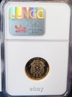 1992 W $5.00 GOLD OLYMPICS PROOF. 2419oz AGW NGC PR70 ULTRA CAMEO