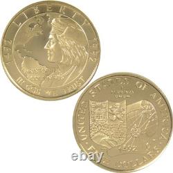1992 W $5 Christopher Columbus Quincentenary Commemorative Gold Proof
