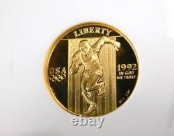 1992-W $5 US Gold Olympic Commemorative NGC PF69 Ultra Cameo Proof