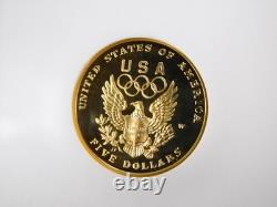 1992-W $5 US Gold Olympic Commemorative NGC PF69 Ultra Cameo Proof