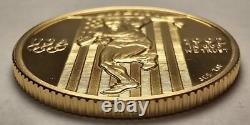 1992 W Olympic DCAM Proof Commemorative $5 Gold Coin In Mint Capsule