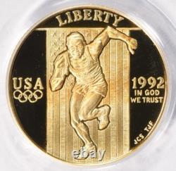 1992-w Olympic $5 Gold Commemorative Pcgs Pr69dcam