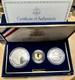 1993 Us Mint Bill Of Rights Proof Coin Set 1/4 Oz Gold $5, Silver $1, 50c