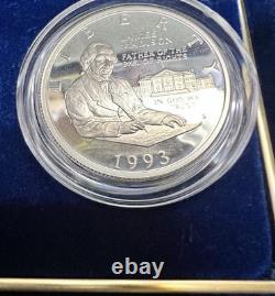 1993 US MINT Bill of Rights PROOF COIN SET 1/4 Oz GOLD $5, SILVER $1, 50C